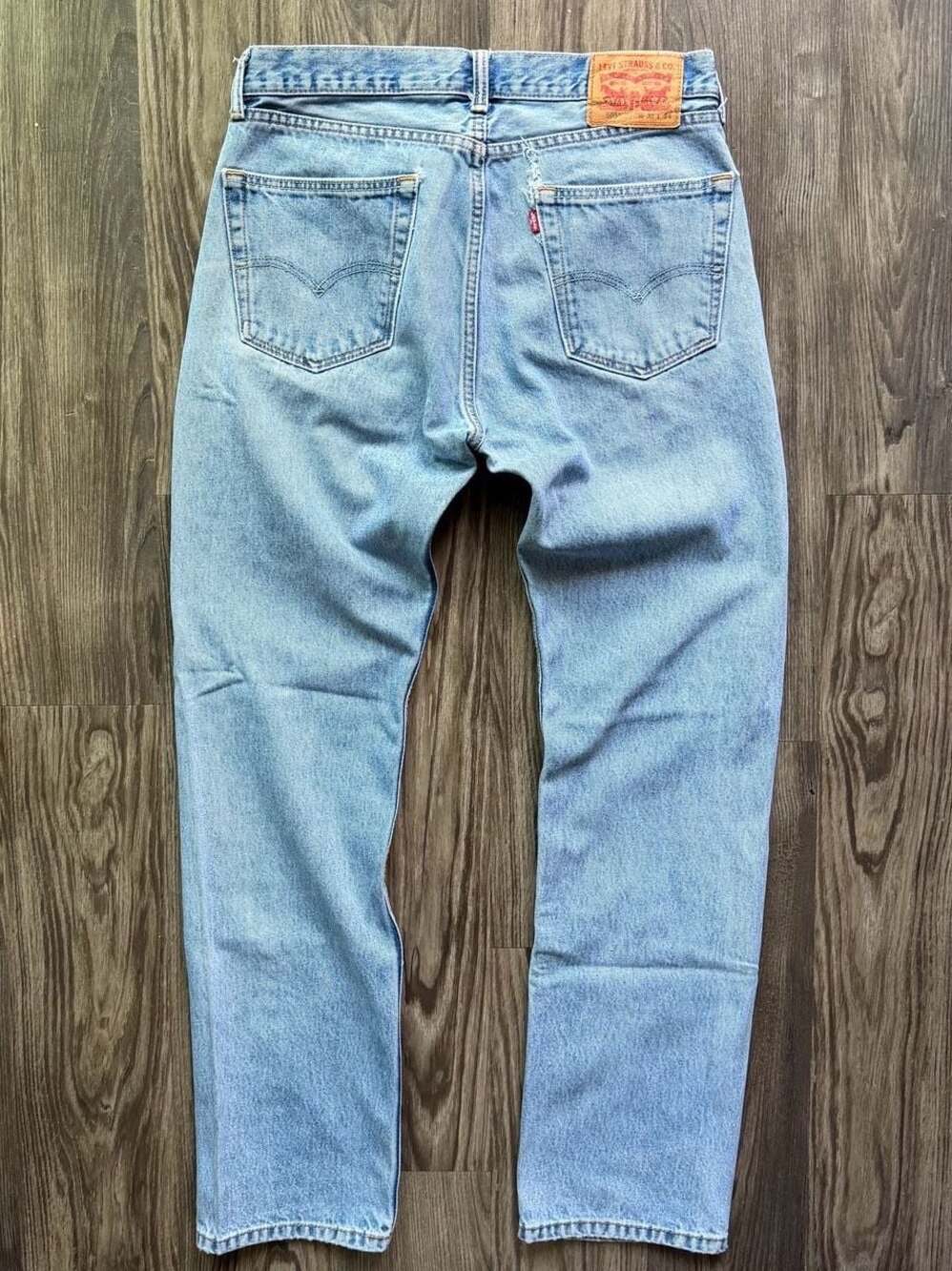 Levi's 505 Regular Fit Straight Leg Jeans, Light Wash, Men's Size 33x34